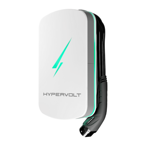 Hypervolt Home 3 Pro: 7 kW EV Charger in White (Tethered 5m/7.5m/10m cable options)